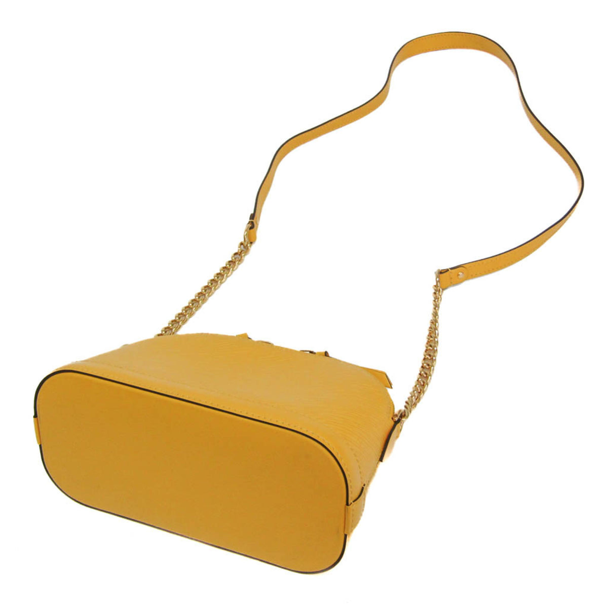 Louis Vuitton Alma Chain Epi Leather Yellow Leather Shoulder Bag Bag (Pre-Owned)