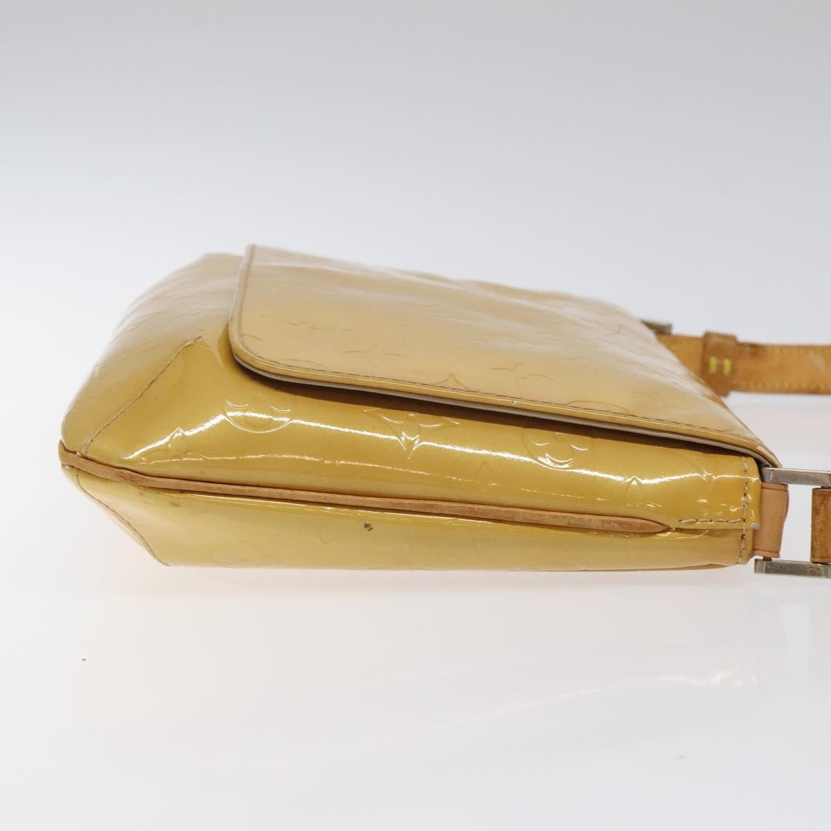 Louis Vuitton Thompson Street Monogram Vernis Beige Patent_Leather Shoulder Bag Bag (Pre-Owned)