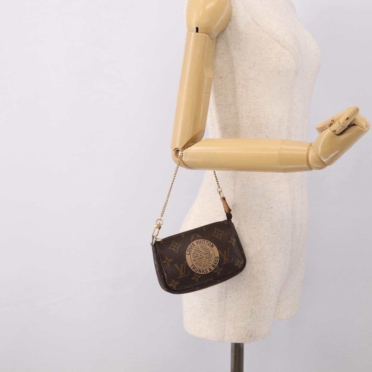 Louis Vuitton Pochette Accessoires Limited Edition Monogram Canvas Brown Canvas Clutche & Pouche Bag (Pre-Owned)