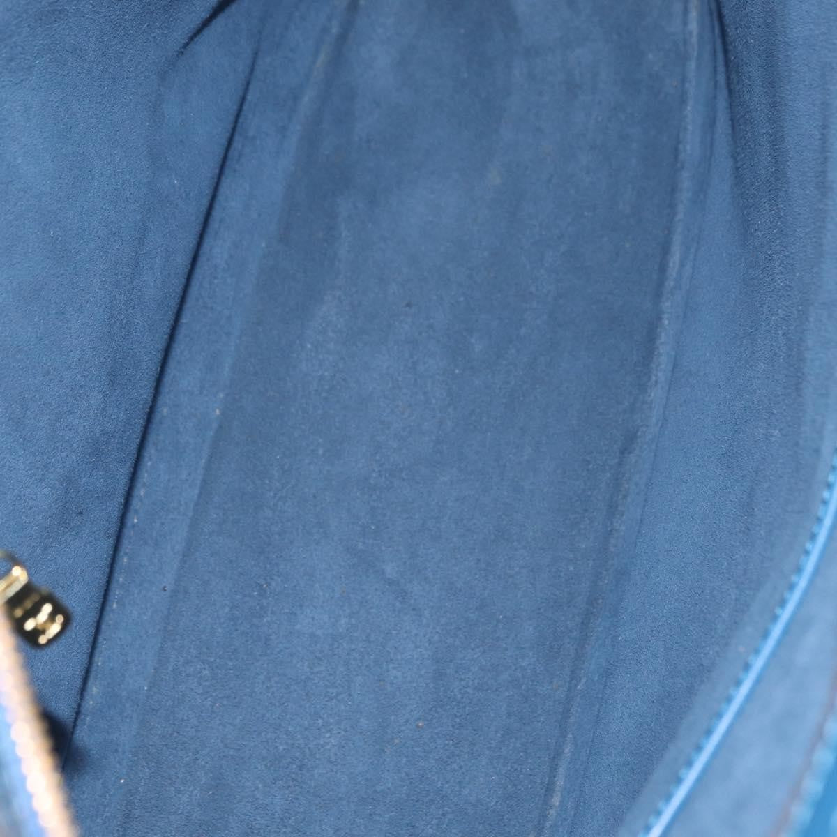 Louis Vuitton Lussac Epi Leather Blue Leather Handbag (Pre-Owned)