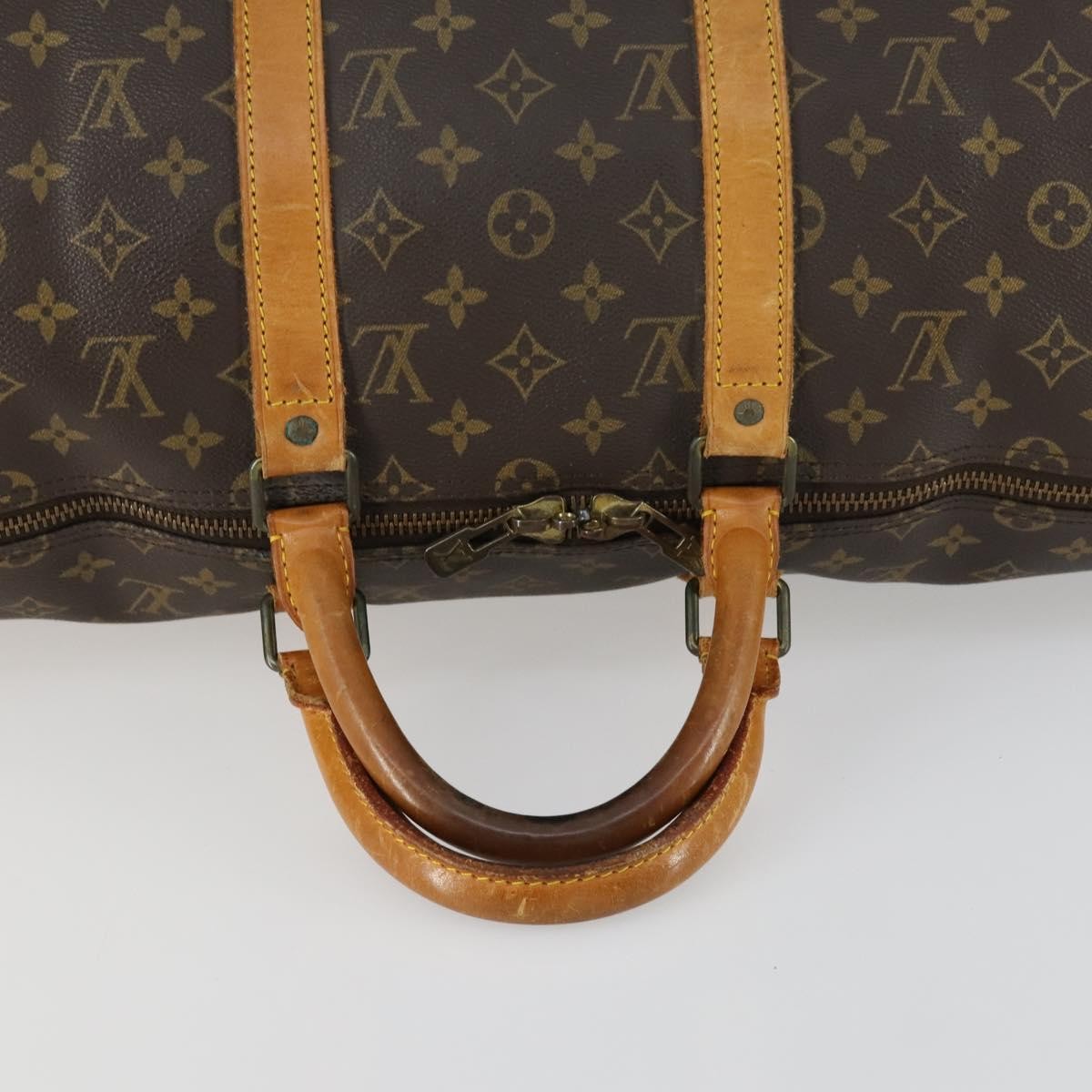 Louis Vuitton Keepall Monogram Canvas Brown Canvas Travel Bag Bag (Pre-Owned)