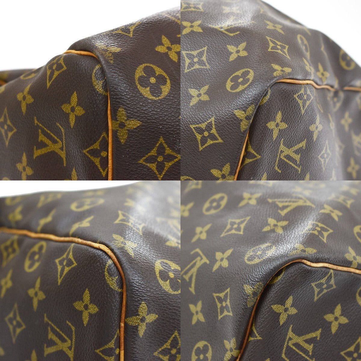 Louis Vuitton Keepall Monogram Canvas Brown Canvas Travel Bag Bag (Pre-Owned)