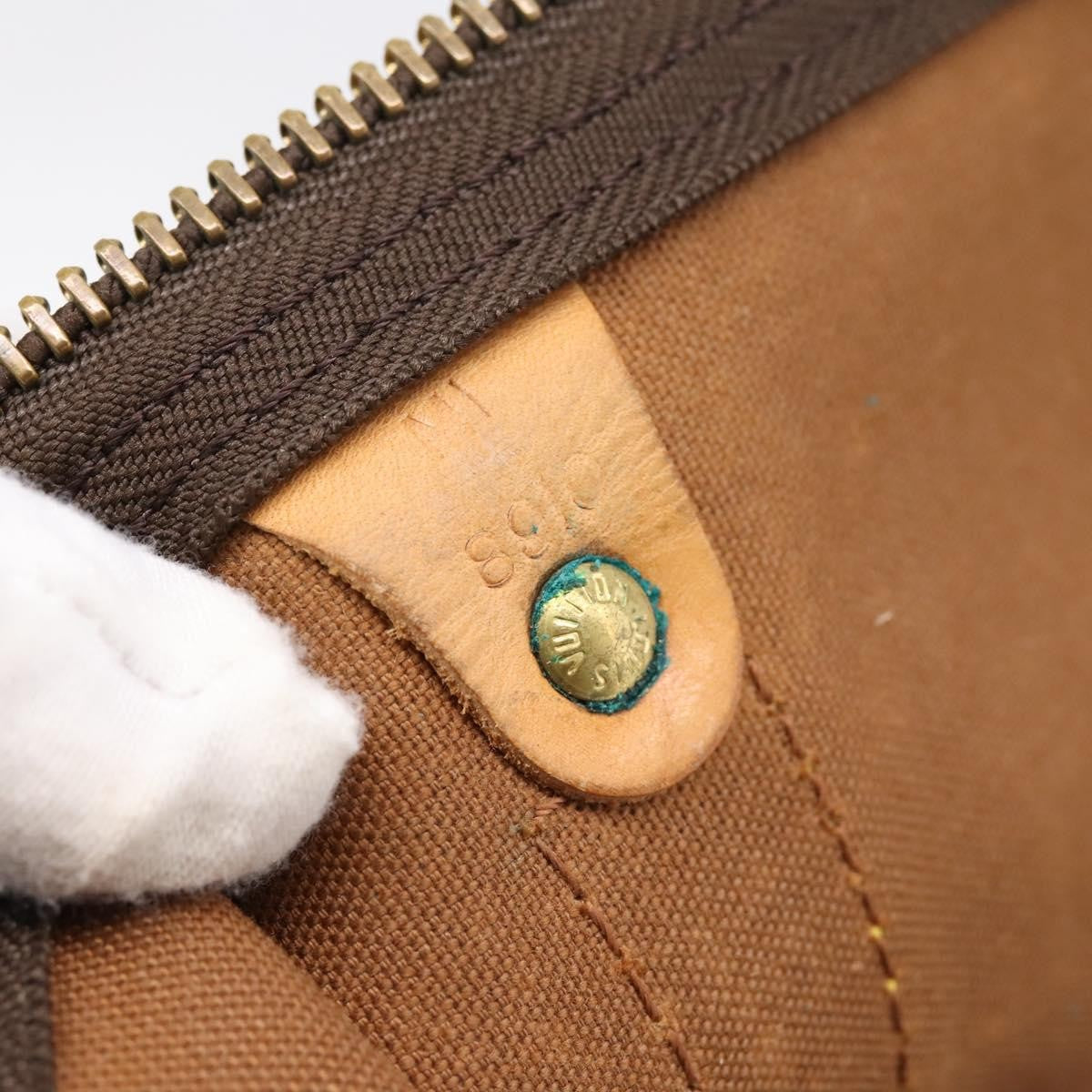 Louis Vuitton Keepall Monogram Canvas Brown Canvas Travel Bag Bag (Pre-Owned)