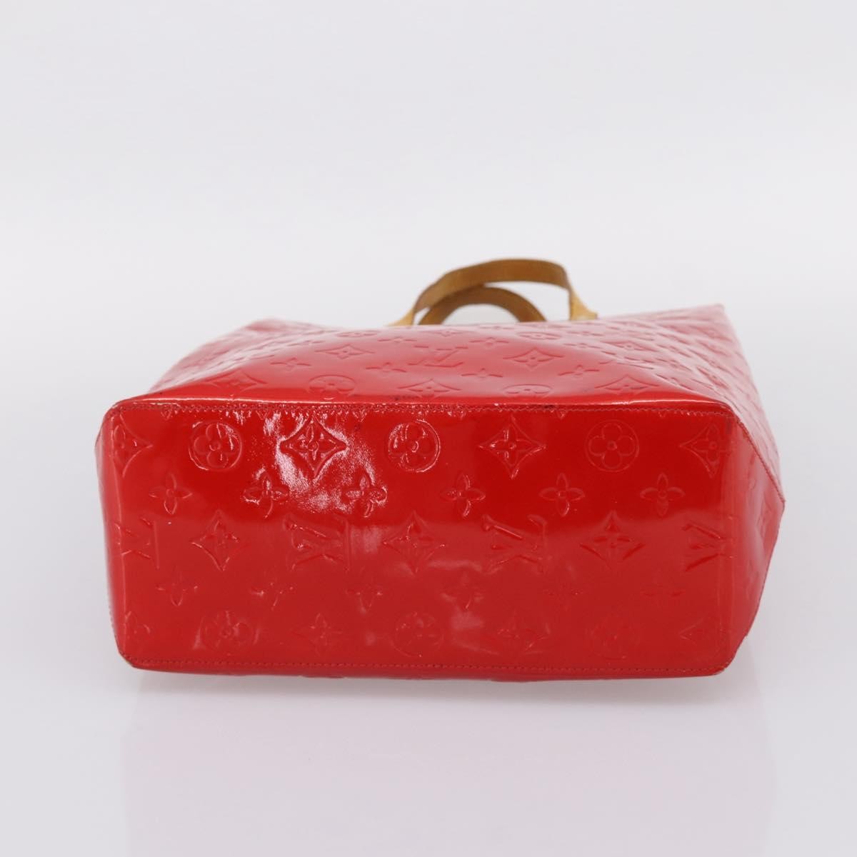 Louis Vuitton Reade Monogram Vernis Red Patent_Leather Handbag (Pre-Owned)