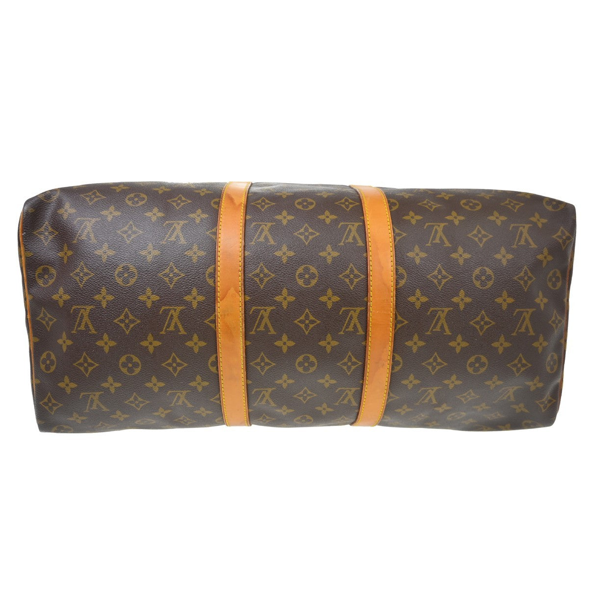Louis Vuitton Keepall Monogram Canvas Brown Canvas Travel Bag Bag (Pre-Owned)