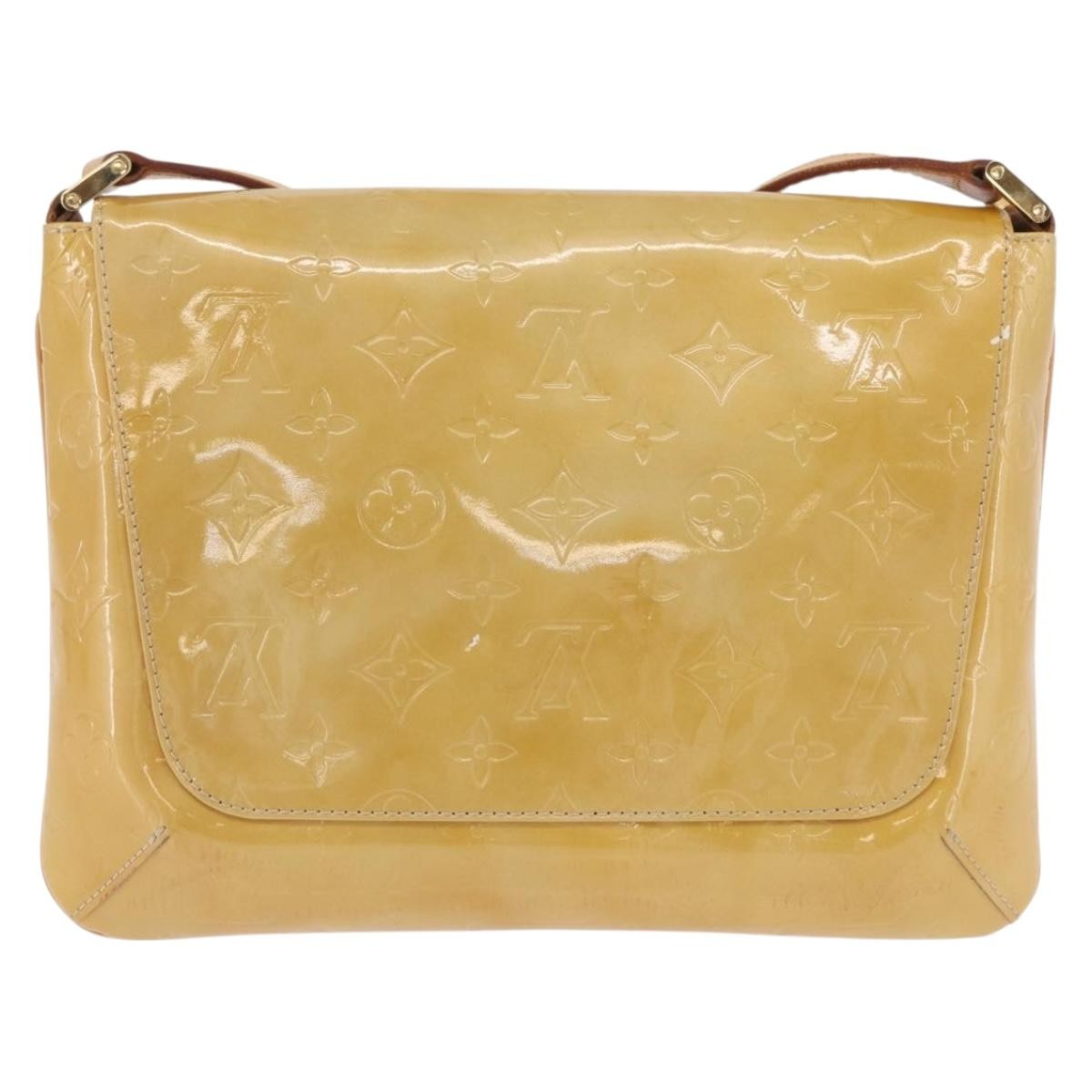 Louis Vuitton Thompson Street Monogram Vernis Yellow Patent_Leather Shoulder Bag Bag (Pre-Owned)