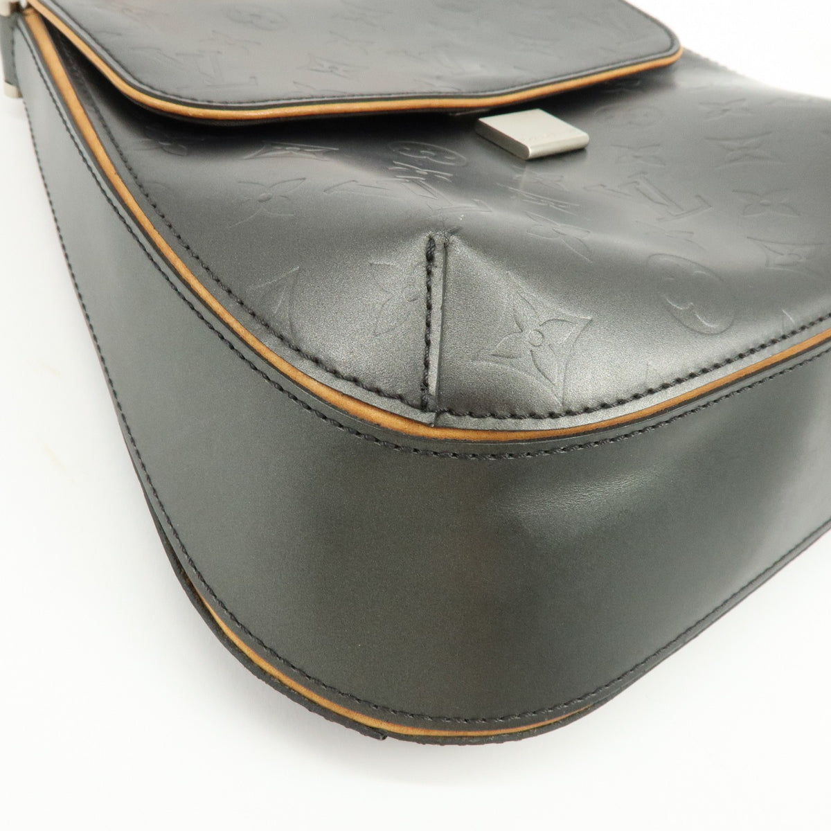 Louis Vuitton Mat Webster Street Monogram Vernis Black Leather Handbag (Pre-Owned)