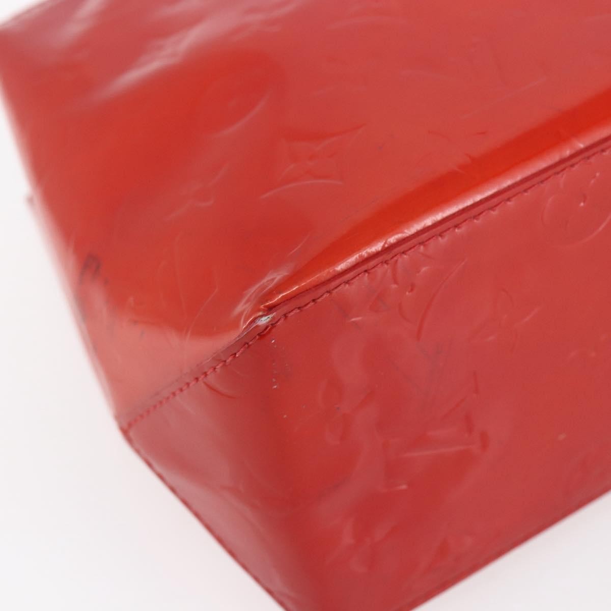 Louis Vuitton Reade Monogram Vernis Red Patent_Leather Handbag (Pre-Owned)
