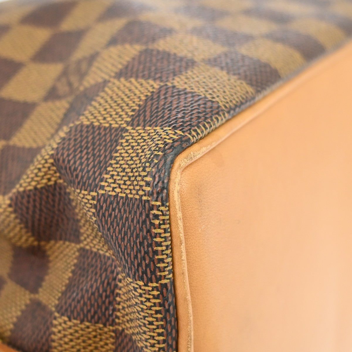 Louis Vuitton Chelsea Centenaire Damier Brown Canvas Tote Bag Bag (Pre-Owned)