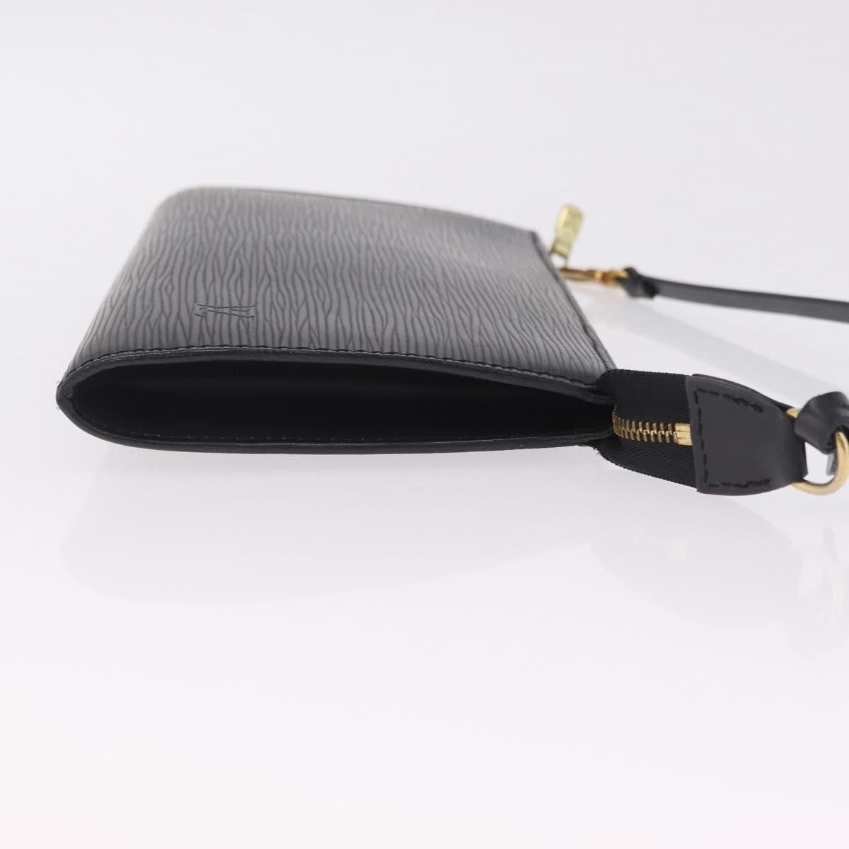 Louis Vuitton Pochette Accessoires Epi Leather Black Leather Clutche & Pouche Bag (Pre-Owned)