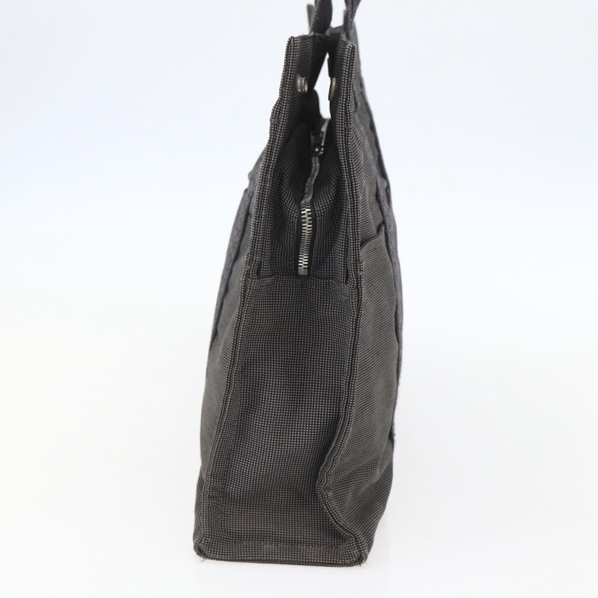 Hermes Fourre-Tout Herline Canvas Gray Canvas Tote Bag Bag (Pre-Owned)