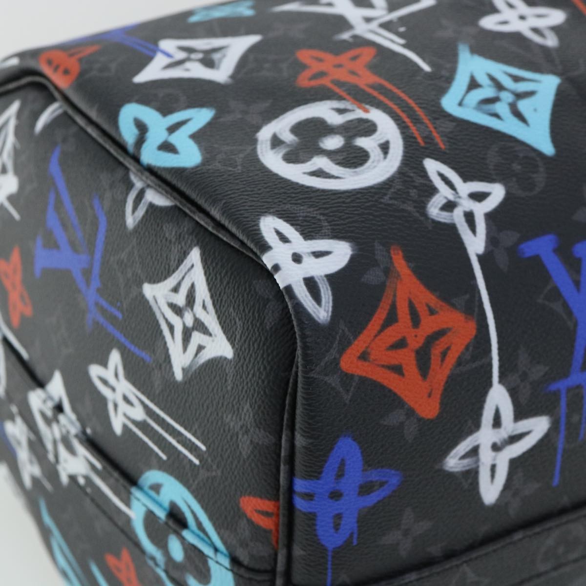 Louis Vuitton Keepall Bandouliere Graffiti Monogram Eclipse Canvas Multicolour Canvas Bag (Pre-Owned)