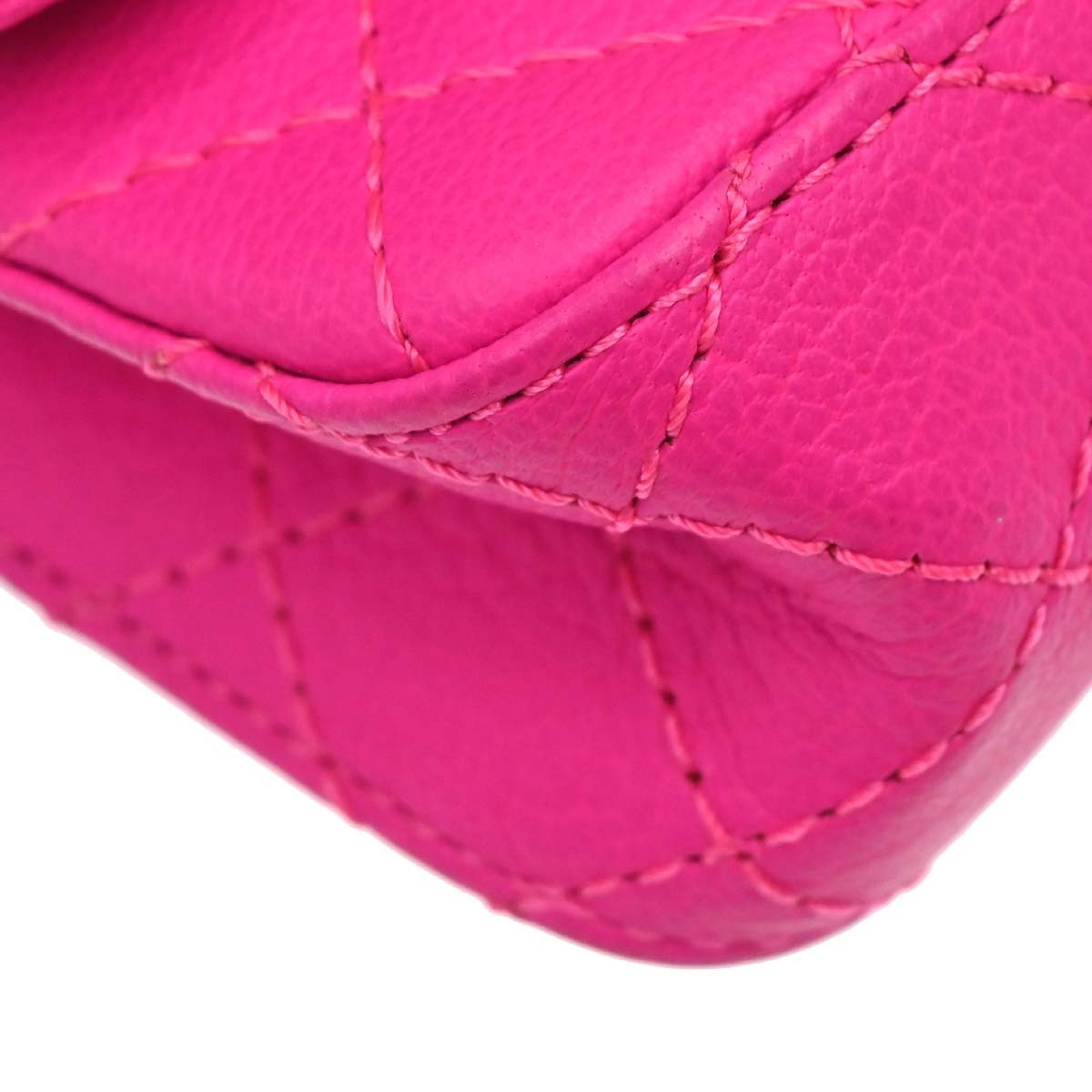 Chanel Reissue 2.55 Flap Clutch Quilted Aged Calfskin Pink Leather Shoulder Bag Bag (Pre-Owned)