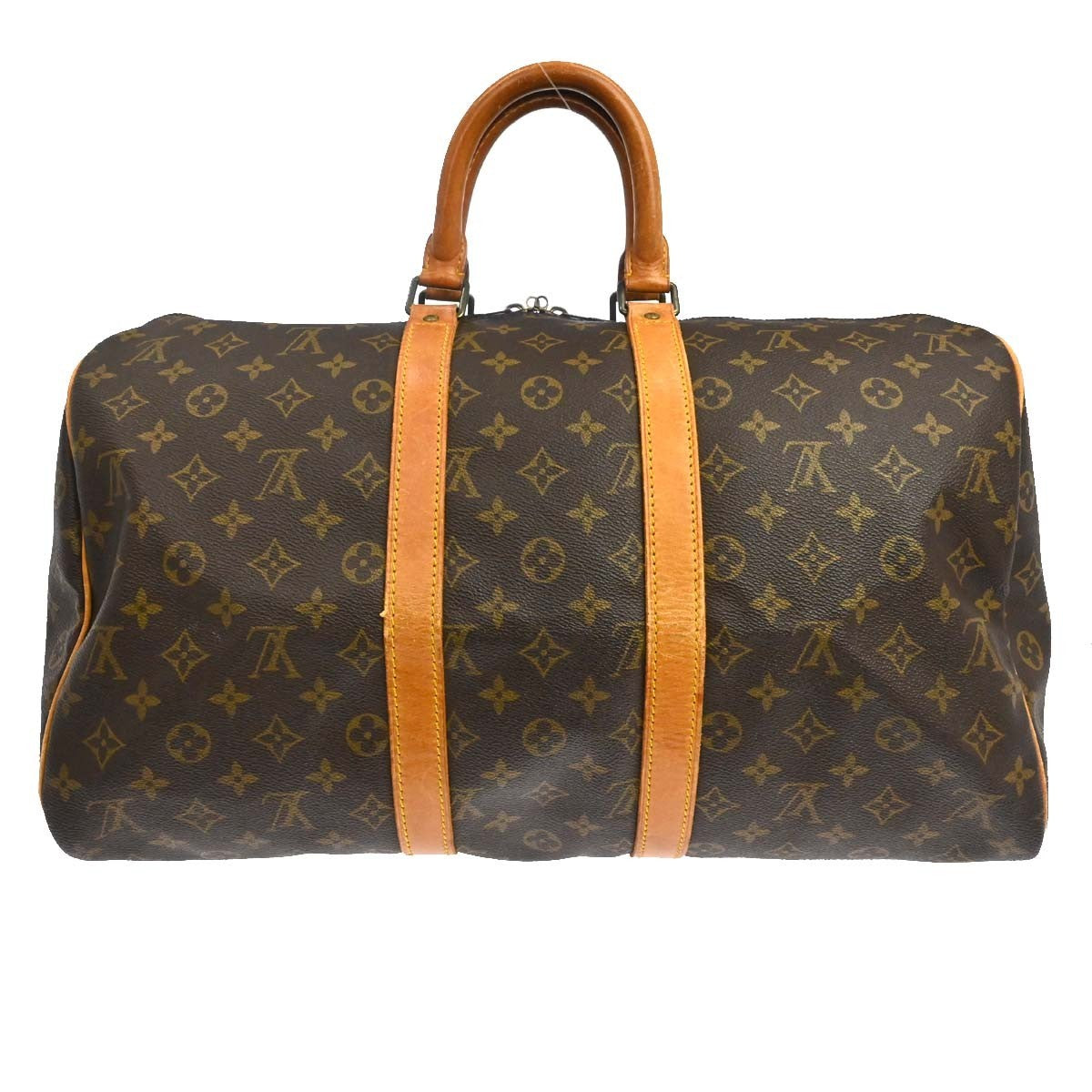 Louis Vuitton Keepall Monogram Canvas Brown Canvas Travel Bag Bag (Pre-Owned)