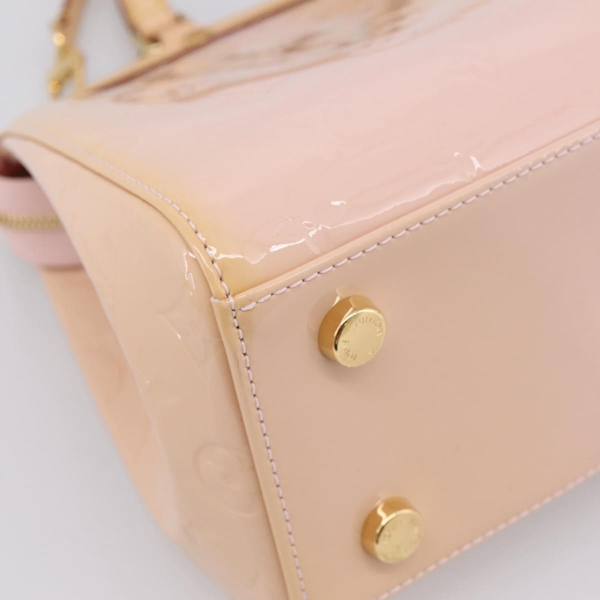 Louis Vuitton Blair Monogram Vernis Pink Patent_Leather Handbag (Pre-Owned)