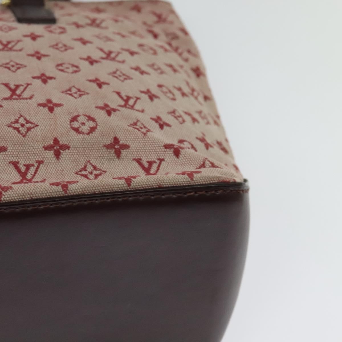 Louis Vuitton Cabas Piano Monogram Canvas Red Canvas Bag (Pre-Owned)
