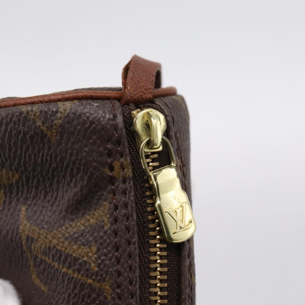 Louis Vuitton Papillon Pochette Monogram Canvas Brown Canvas Clutche & Pouche Bag (Pre-Owned)