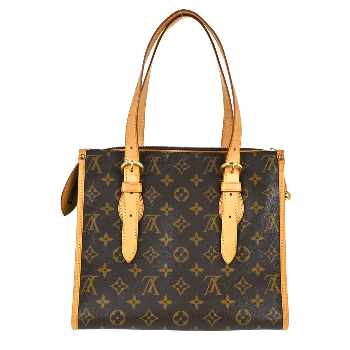 Louis Vuitton Popincourt Tote Monogram Canvas Brown Canvas Tote Bag Bag (Pre-Owned)