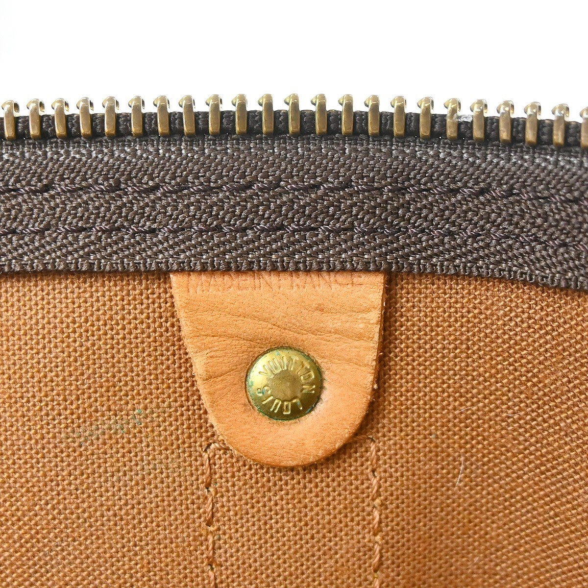 Louis Vuitton Keepall Monogram Brown Canvas Travel Bag Bag (Pre-Owned)