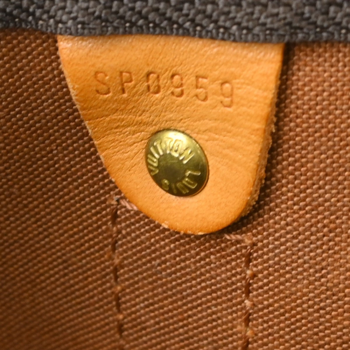 Louis Vuitton Keepall Bandouliere Monogram Canvas Brown Canvas Travel Bag Bag (Pre-Owned)