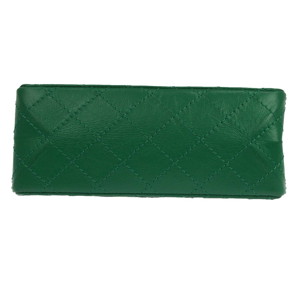 Chanel 2.55 Leather Green Calfskin Shoulder Bag Bag (Pre-Owned)