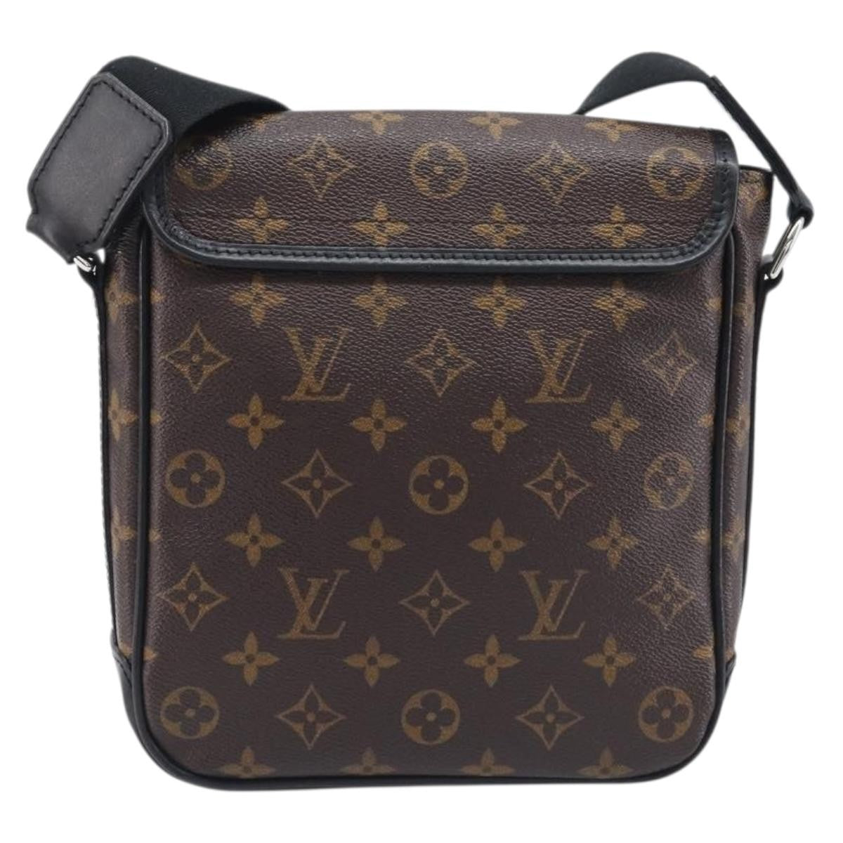Louis Vuitton Bass Messenger Macassar Monogram Canvas Brown Canvas Handbag (Pre-Owned)