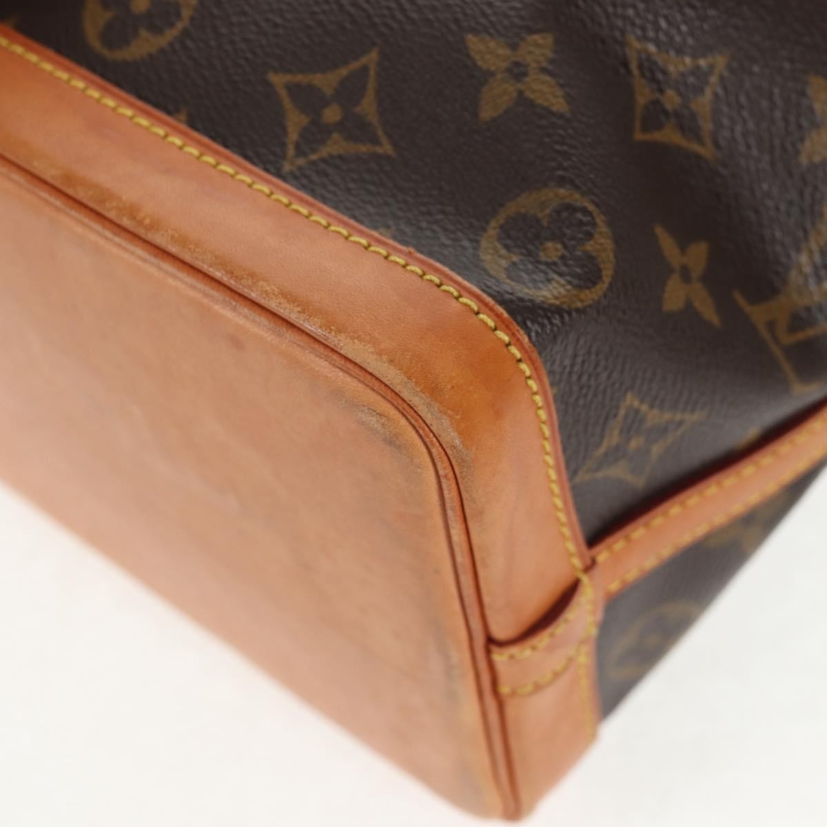 Louis Vuitton Petit Noe Nm Monogram Canvas Brown Canvas Handbag (Pre-Owned)