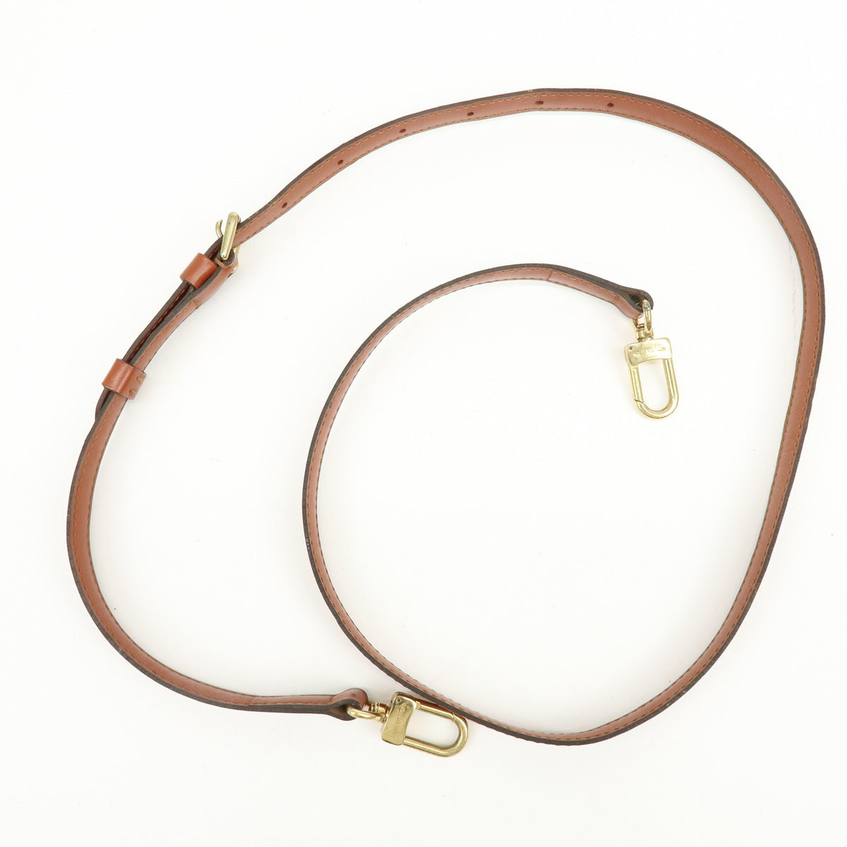 Louis Vuitton Adjustable Shoulder Strap Vachetta Leather Brown Leather Straps Accessory (Pre-Owned)