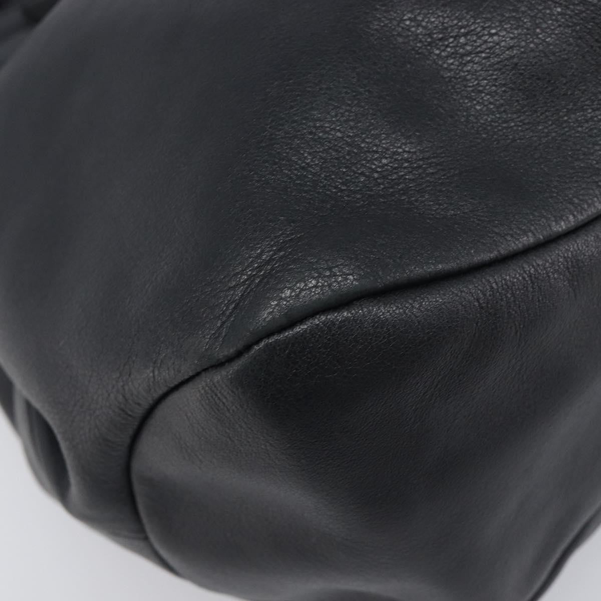 Salvatore Ferragamo Vala Tote Leather Black Leather Tote Bag Bag (Pre-Owned)