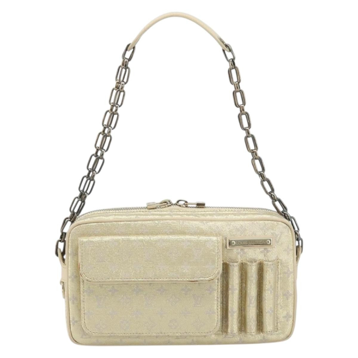 Louis Vuitton Mckenna Mini Lin Gold Canvas Shoulder Bag Bag (Pre-Owned)