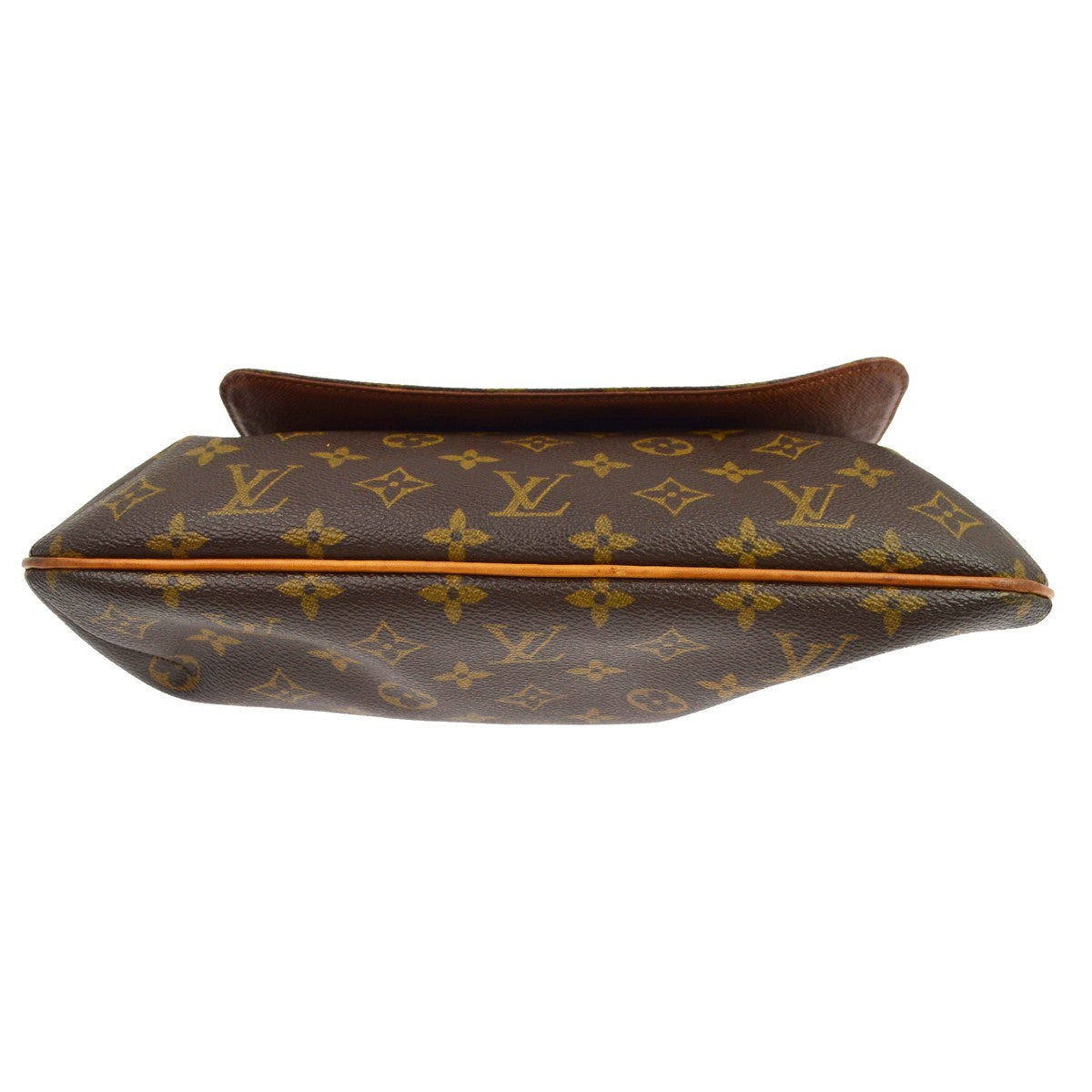 Louis Vuitton Musette Monogram Canvas Brown Canvas Shoulder Bag Bag (Pre-Owned)