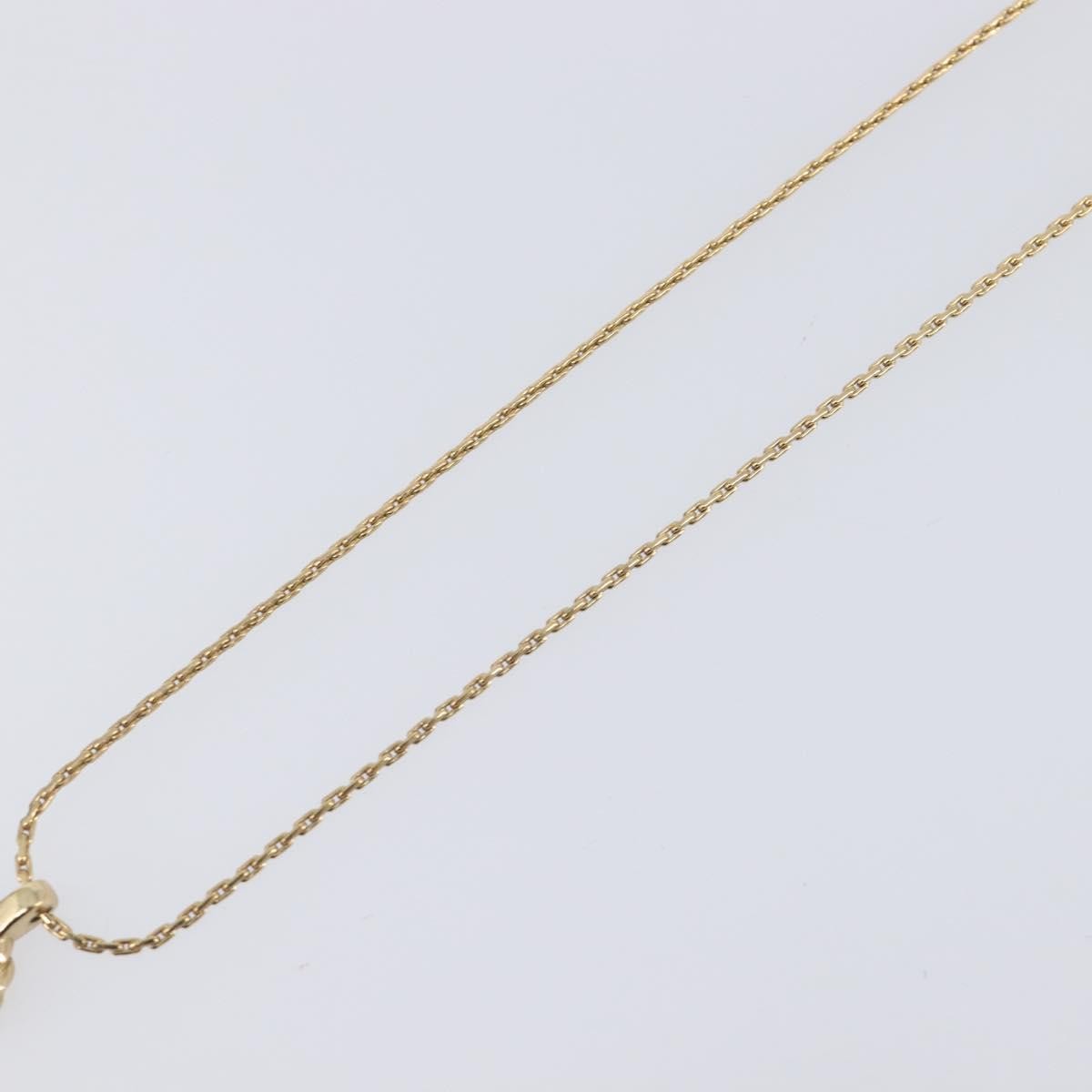 Christian Dior Cd Pendant Metal Gold Metal Necklace Jewelry (Pre-Owned)