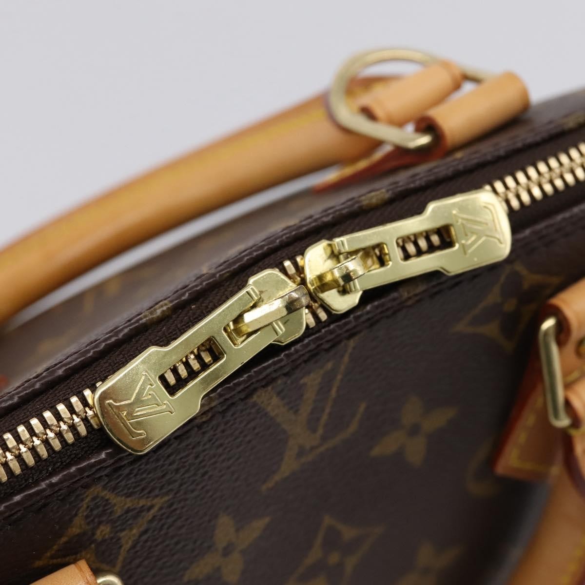 Louis Vuitton Alma Monogram Canvas Brown Canvas Handbag (Pre-Owned)