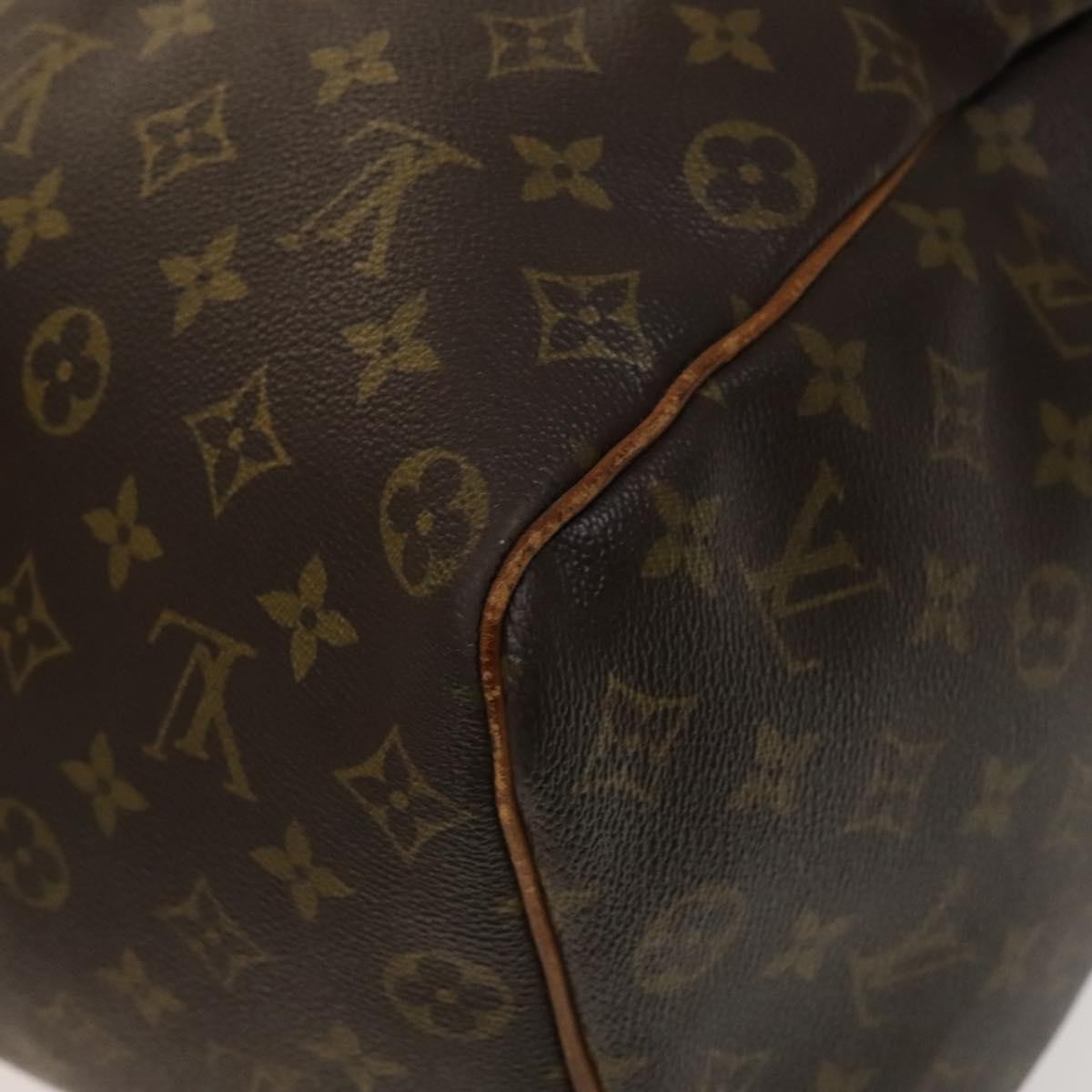 Louis Vuitton Keepall Monogram Canvas Brown Canvas Travel Bag Bag (Pre-Owned)