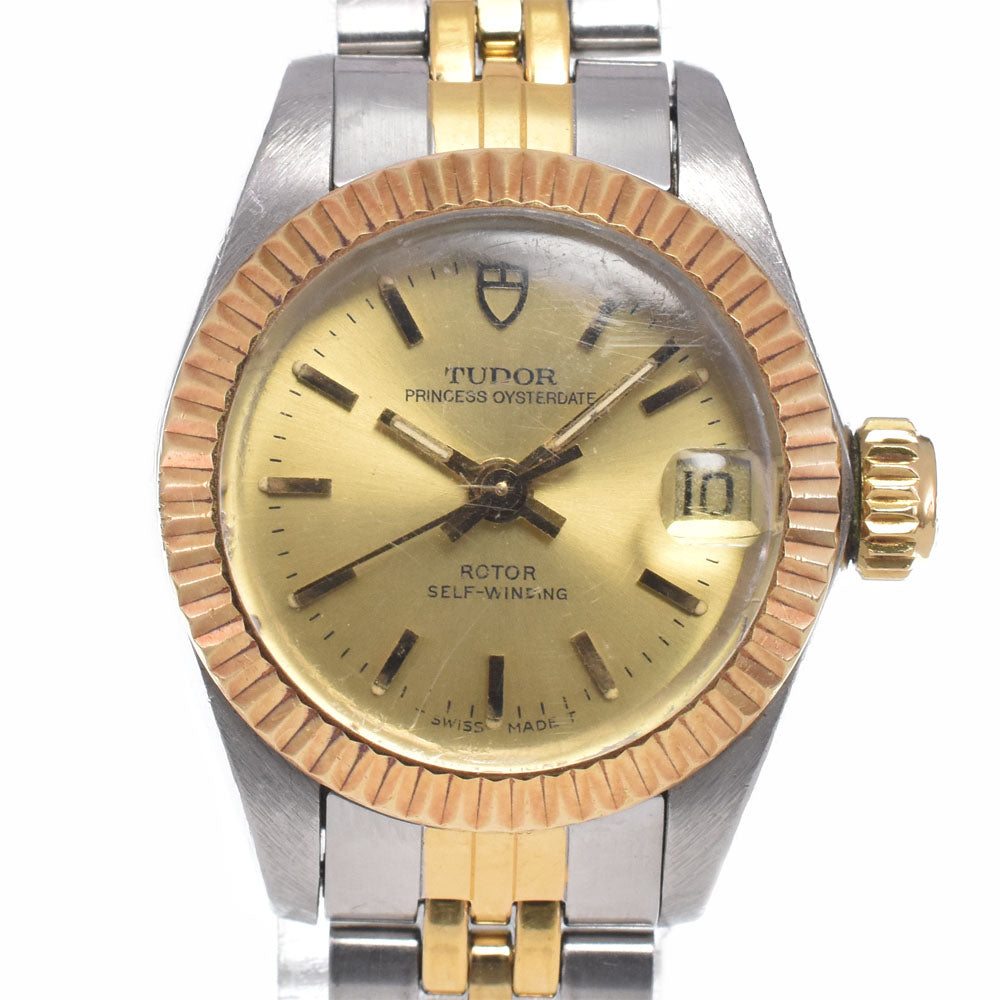 Tudor Princess Oyster Date Automatic Stainless Steel And 18K Yellow Gold Watch (Pre-Owned)