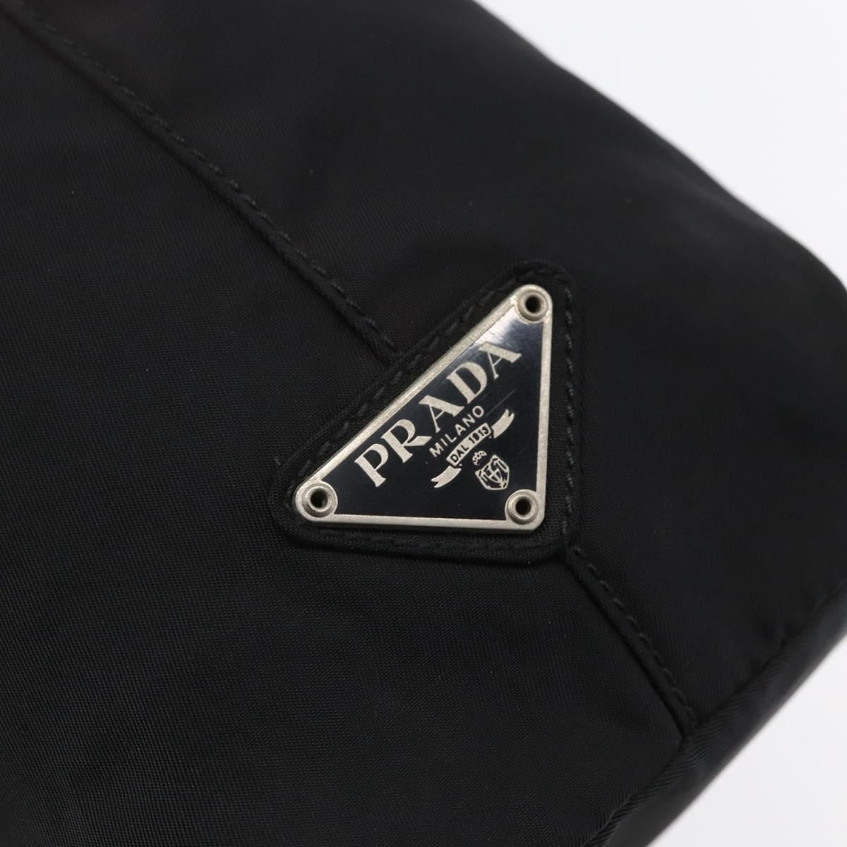 Prada Vintage Tessuto Black Nylon Handbag (Pre-Owned)