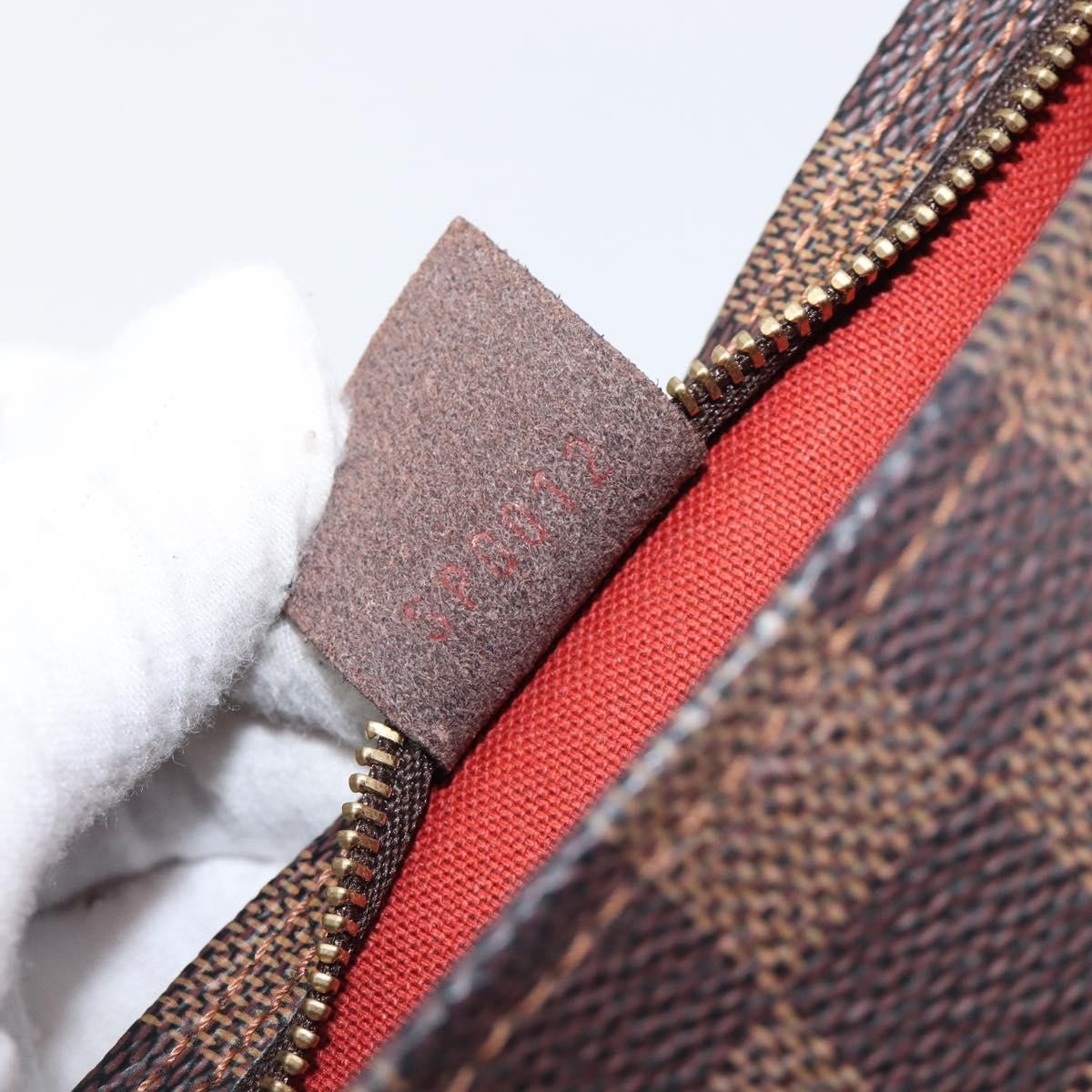 Louis Vuitton Trousse Make Up Damier Brown Canvas Clutche & Pouche Bag (Pre-Owned)
