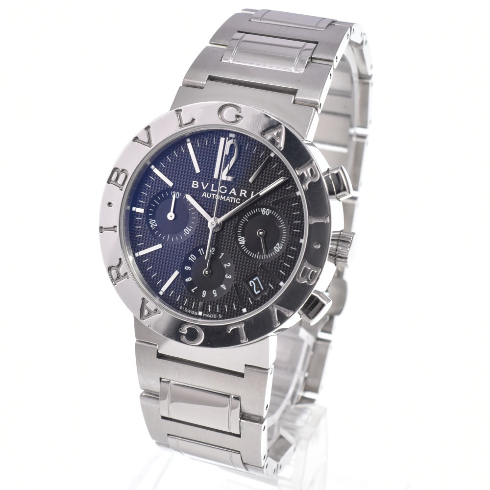 Bvlgari Bvlgari Bvlgari Chronograph Automatic Stainless Steel Watch (Pre-Owned)