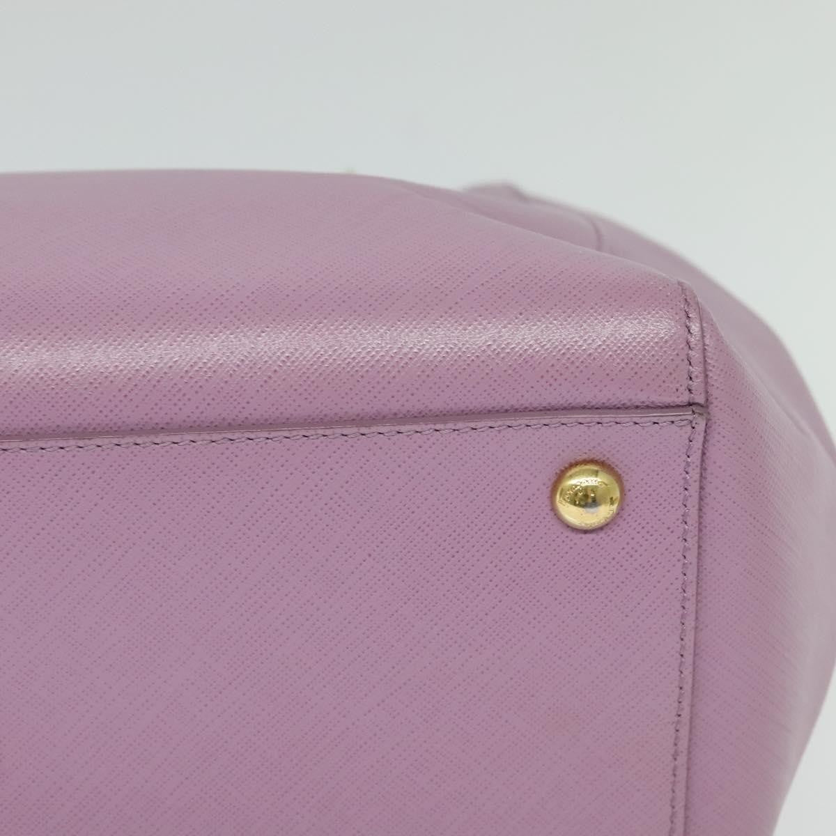 Salvatore Ferragamo Vara Bow Chain Tote Leather Purple Leather Tote Bag Bag (Pre-Owned)