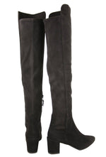 Stuart Weitzman Women's Allwayhunk Dark Brown Cola Suede Over-The-Knee Boot