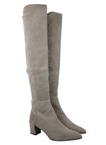 Stuart Weitzman Women's Allwayhunk Taupe Suede Over-The-Knee Boot