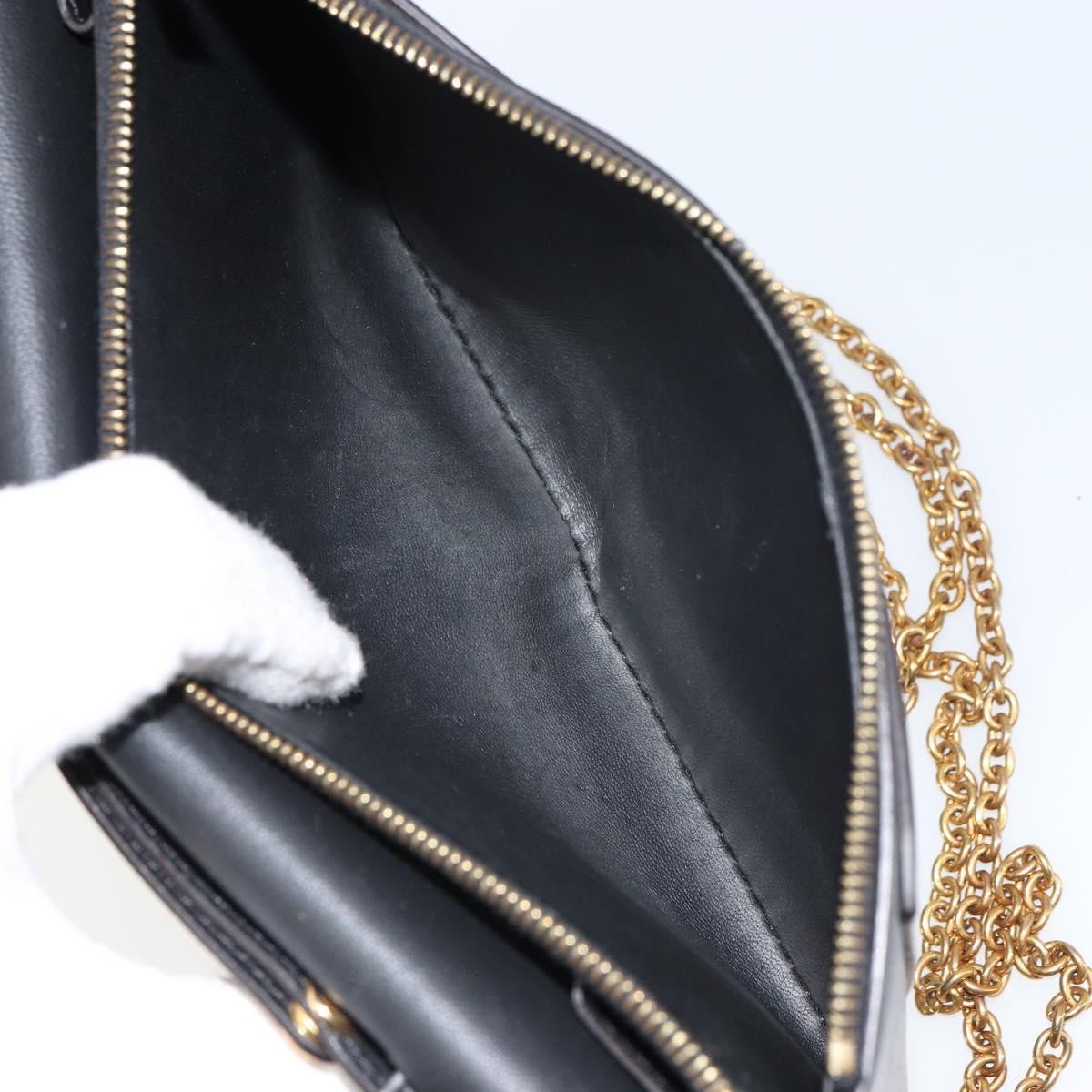 Celine Pocket Envelope Wallet On Chain Leather Multicolour Leather Clutche & Pouche Bag (Pre-Owned)