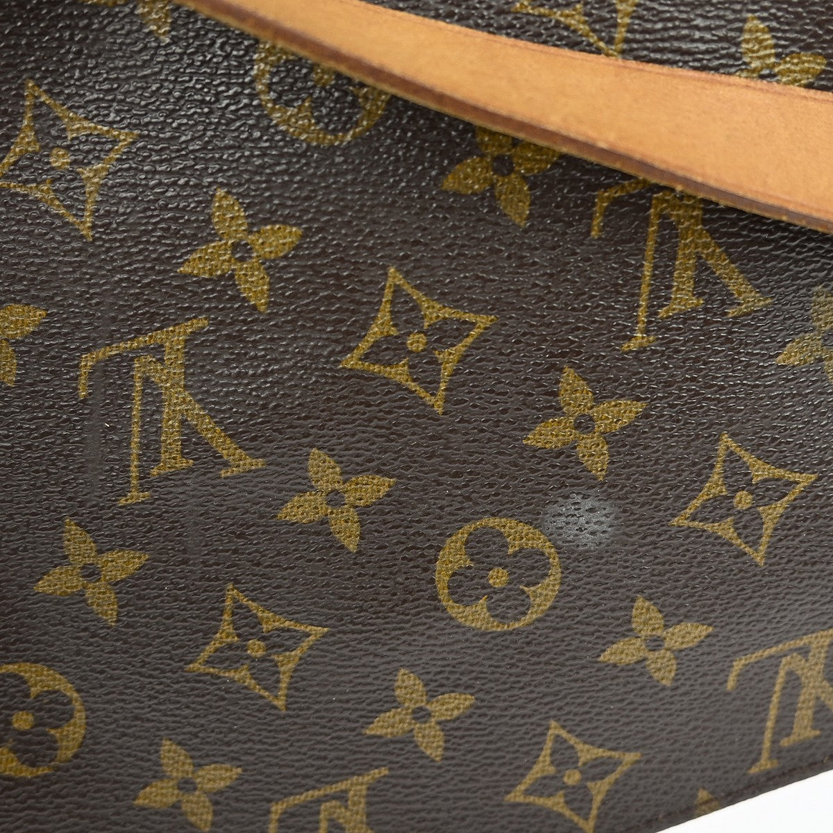 Louis Vuitton Cartouchiere Monogram Brown Canvas Shoulder Bag Bag (Pre-Owned)