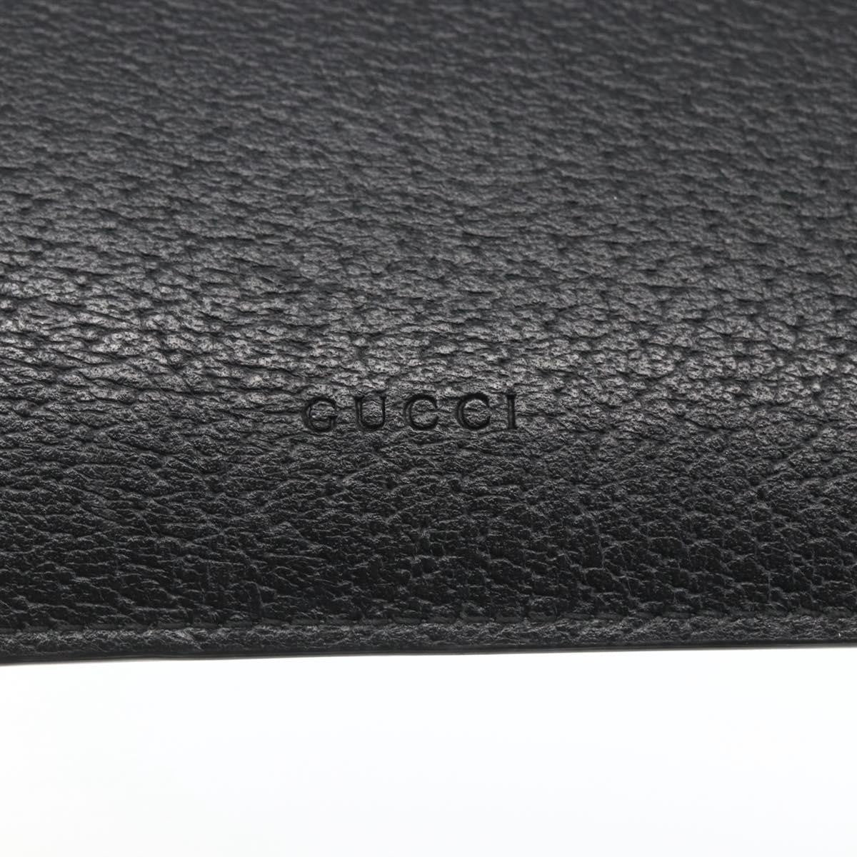 Gucci Gg Marmont Leather Black Leather Clutche & Pouche Bag (Pre-Owned)