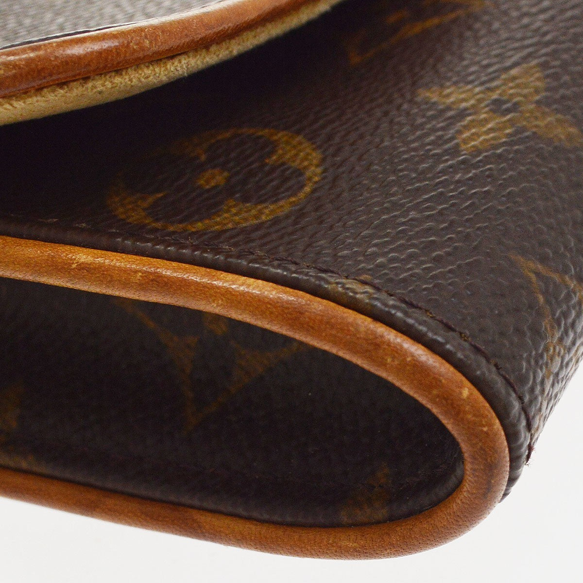 Louis Vuitton Twin Monogram Canvas Brown Canvas Clutche & Pouche Bag (Pre-Owned)