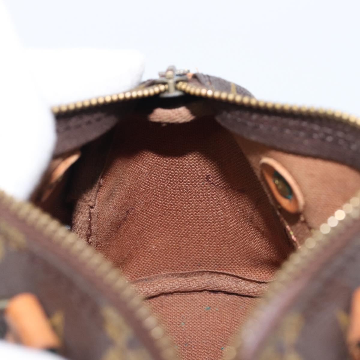 Louis Vuitton Speedy Mini Hl Monogram Canvas Brown Canvas Handbag (Pre-Owned)