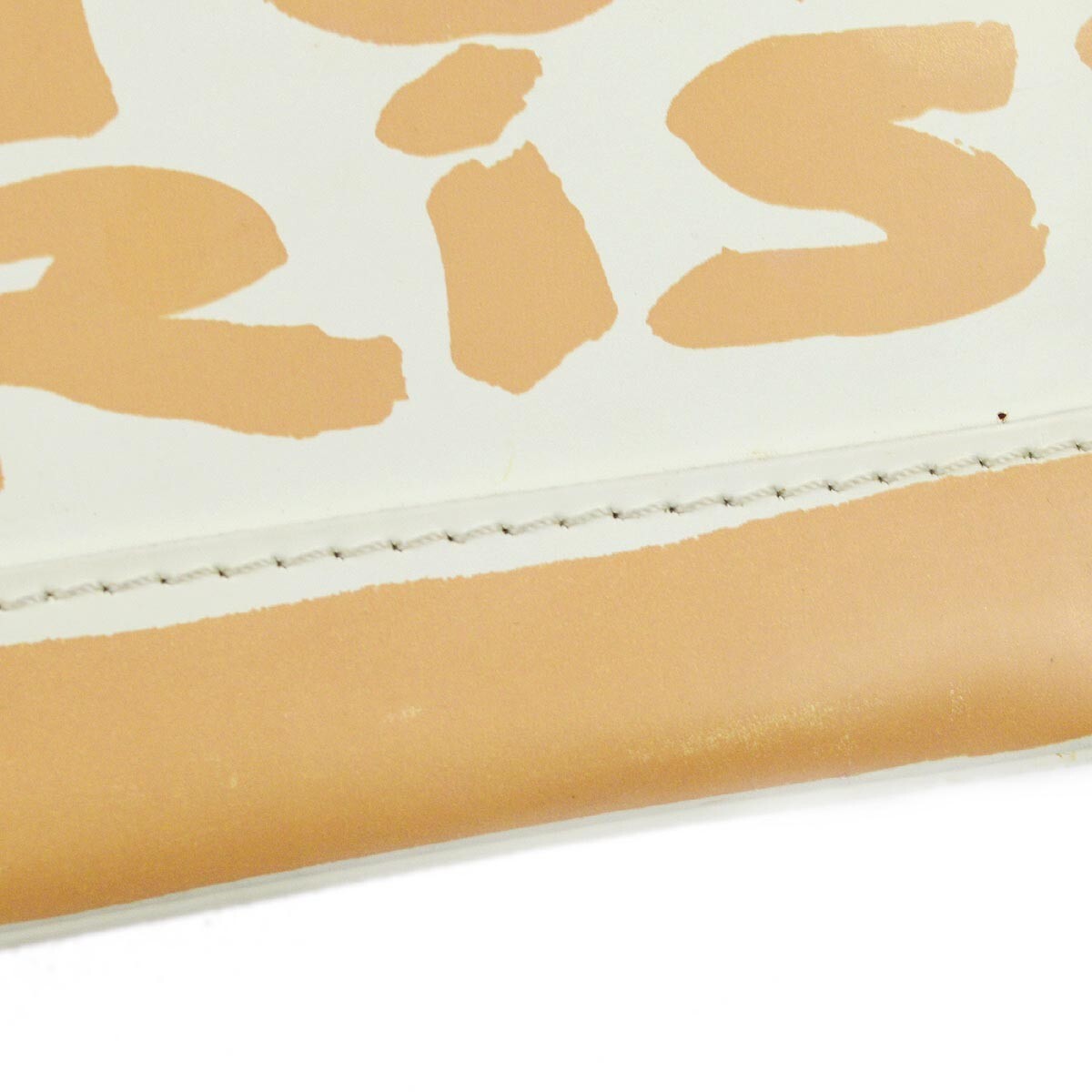 Louis Vuitton Alma Limited Edition Graffiti Leather Beige Leather Handbag (Pre-Owned)