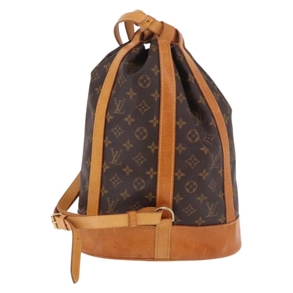 Louis Vuitton Randonnee Monogram Canvas Brown Canvas Shoulder Bag Bag (Pre-Owned)