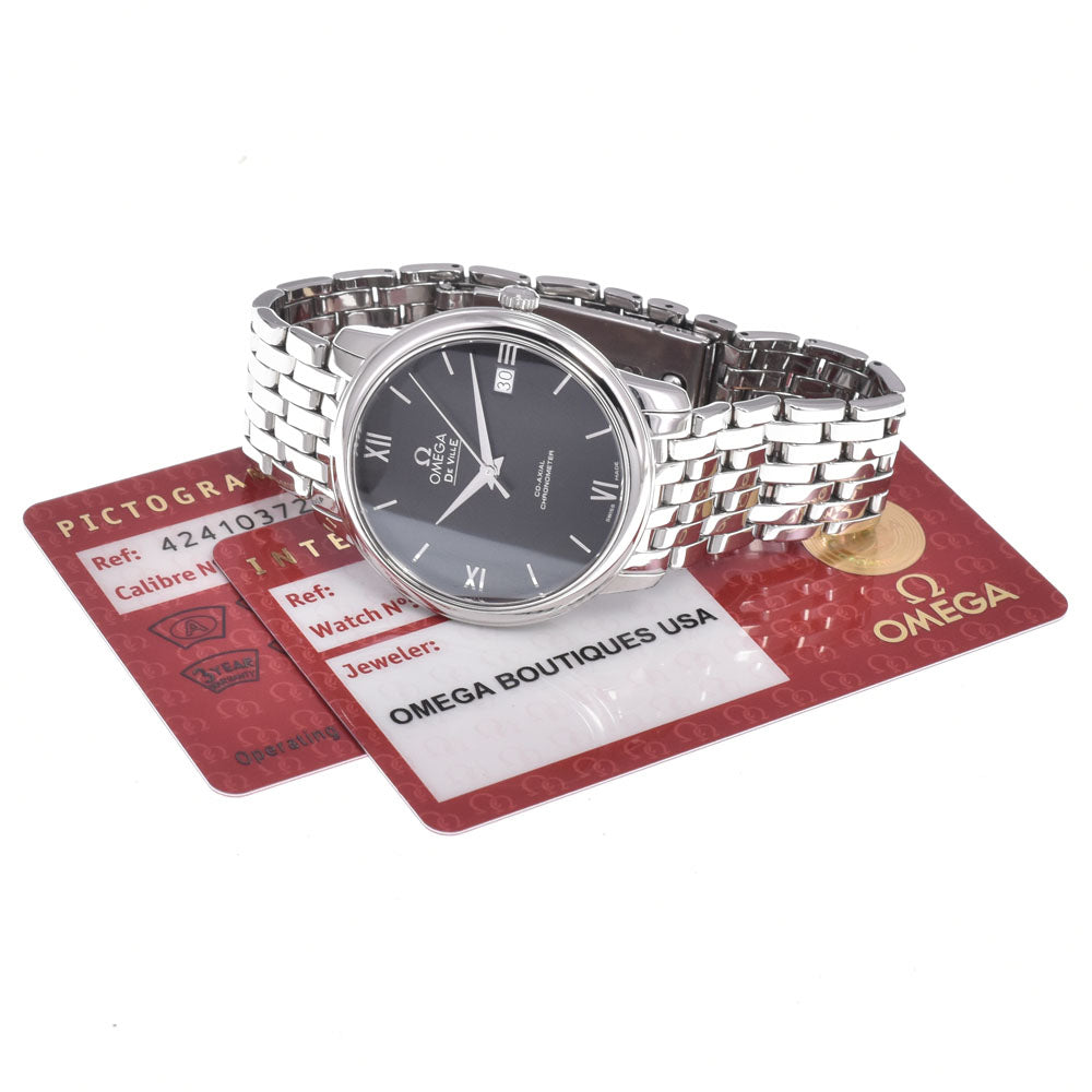 Omega De Ville Prestige Co-Axial Chronometer Automatic Stainless Steel Watch (Pre-Owned)