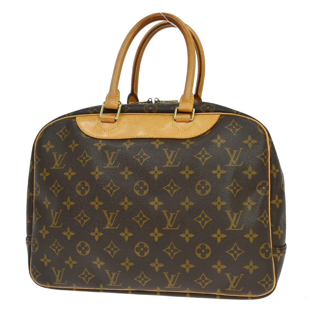 Louis Vuitton Deauville Monogram Canvas Brown Canvas Handbag (Pre-Owned)